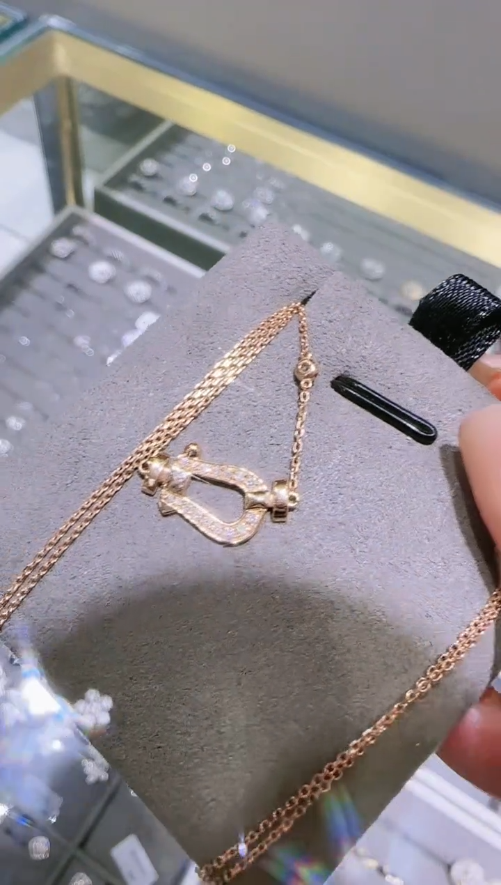 【闪购商品】钻石套链18K金镶嵌严选-套链