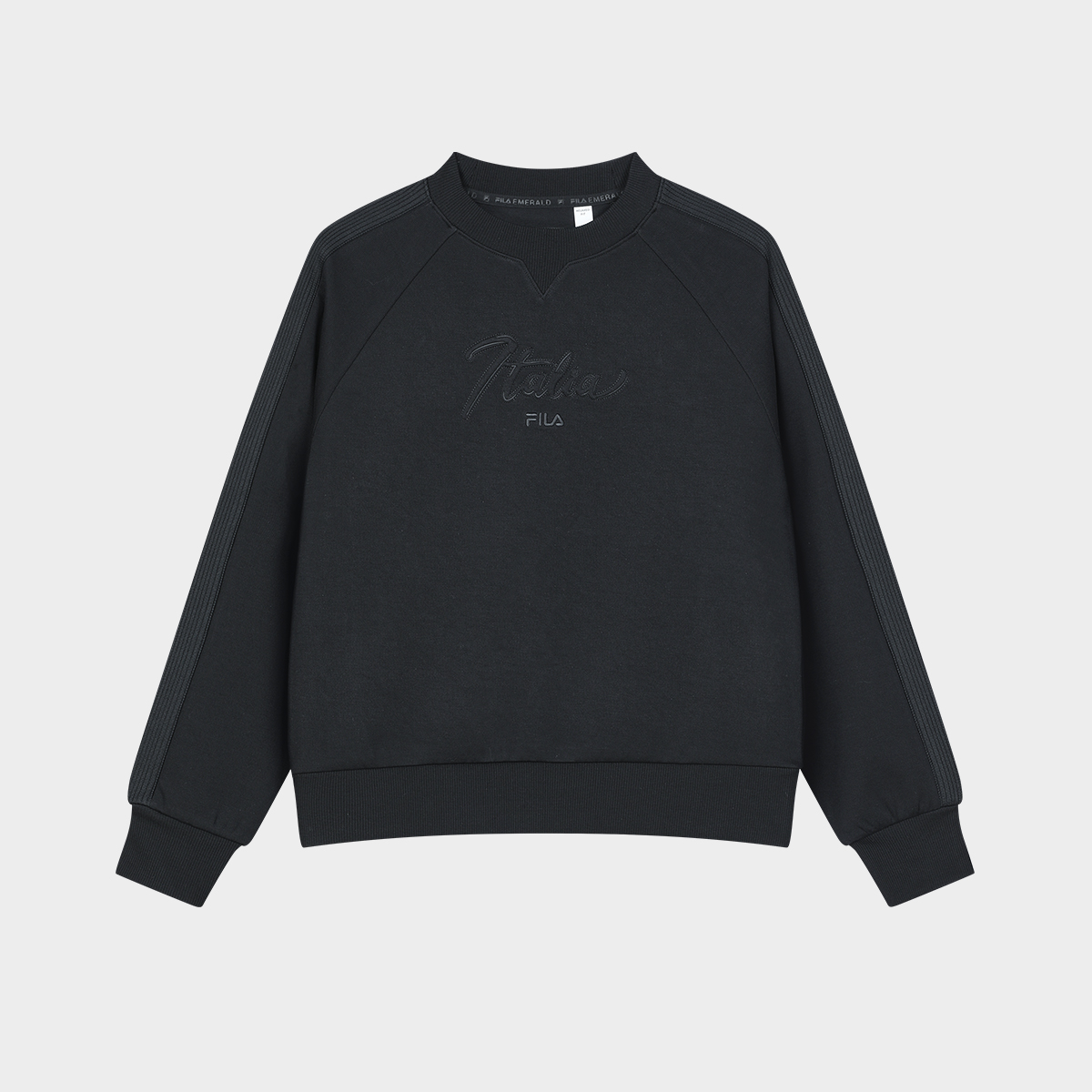 Fila/斐乐女款【EMERALD】秋冬时尚休闲套头绿宝石卫衣 F11W414211F