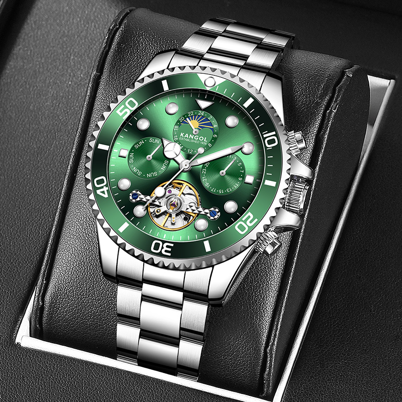 【漂亮回馈】英国kangol袋鼠时尚机械腕表-k108