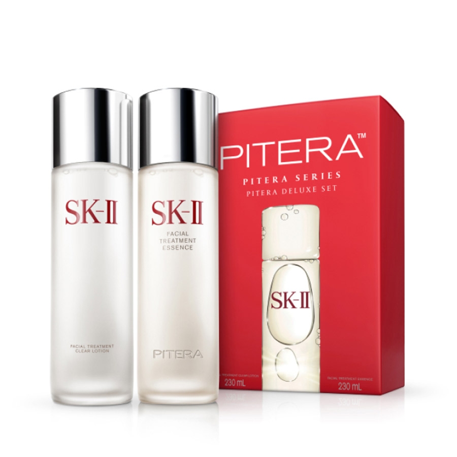 【龙年礼物】SK-ⅡPITERA基础护肤套组(护肤精华露+清莹嫩肤露)460ml