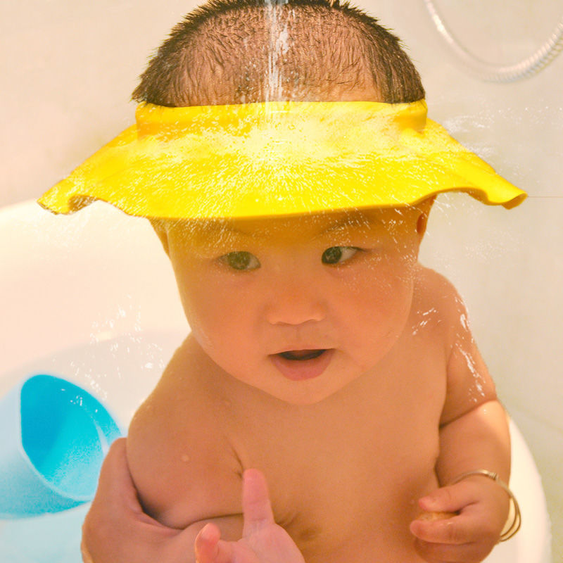宝宝洗头帽防水护耳儿童洗发帽婴幼儿洗头洗澡神器可调节防水浴帽