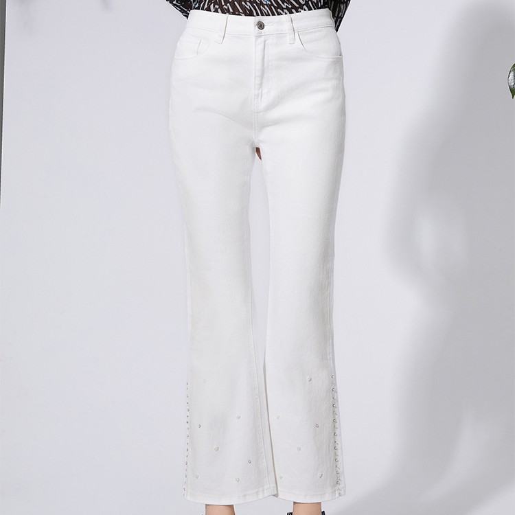 LIME/莱茵设计感微喇牛仔裤LMDB3CDPT801