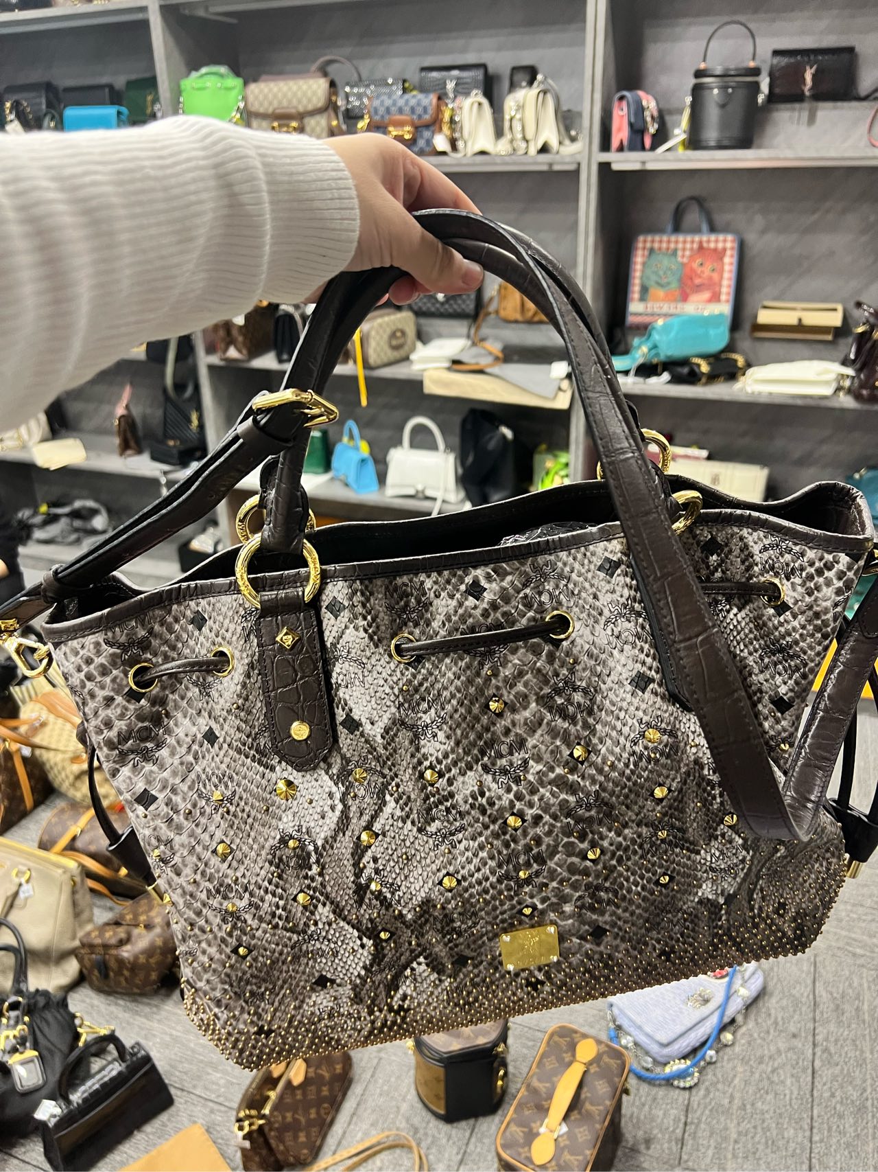 95新 MCM mcm手提包