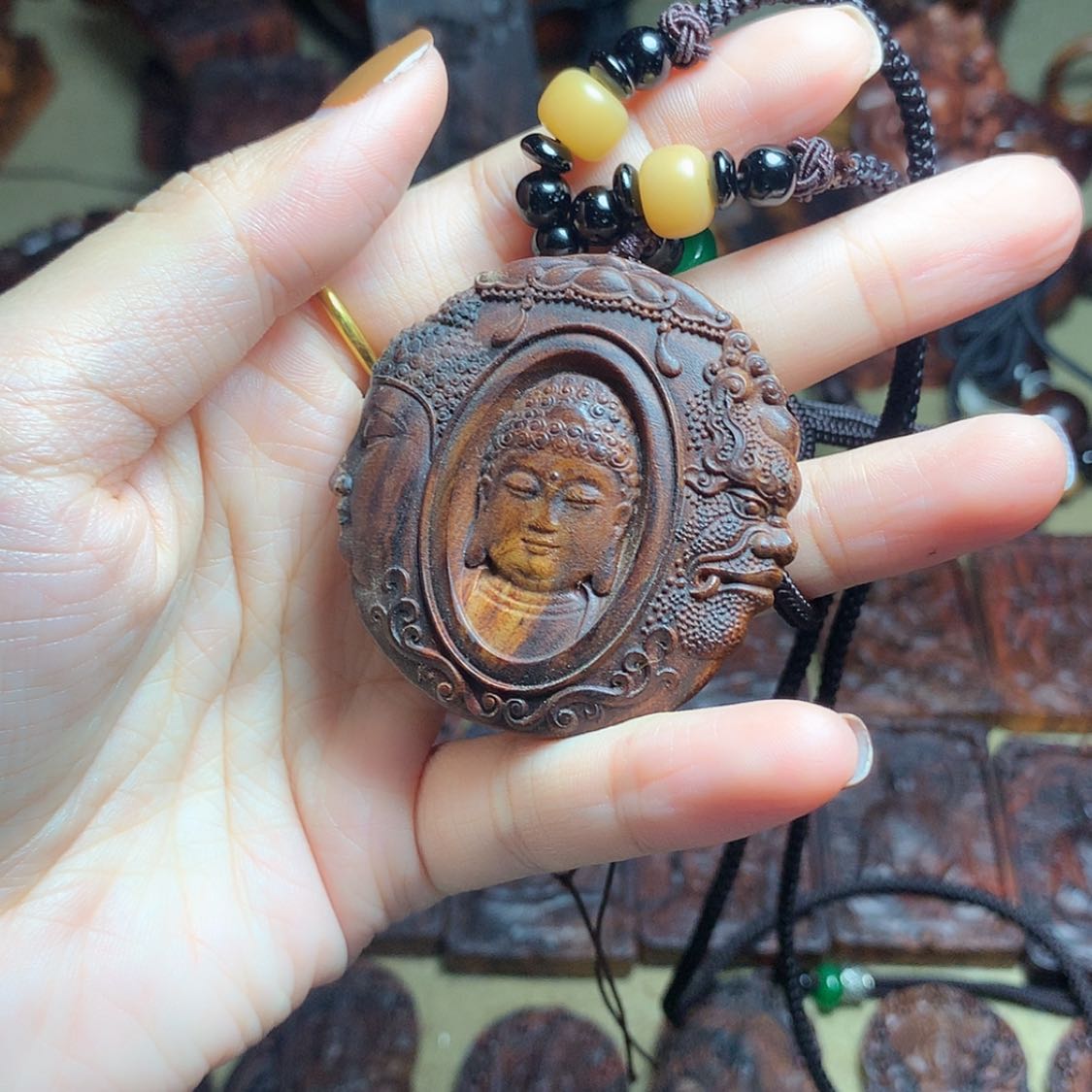 【闪购商品】降香黄檀吊坠不*谱