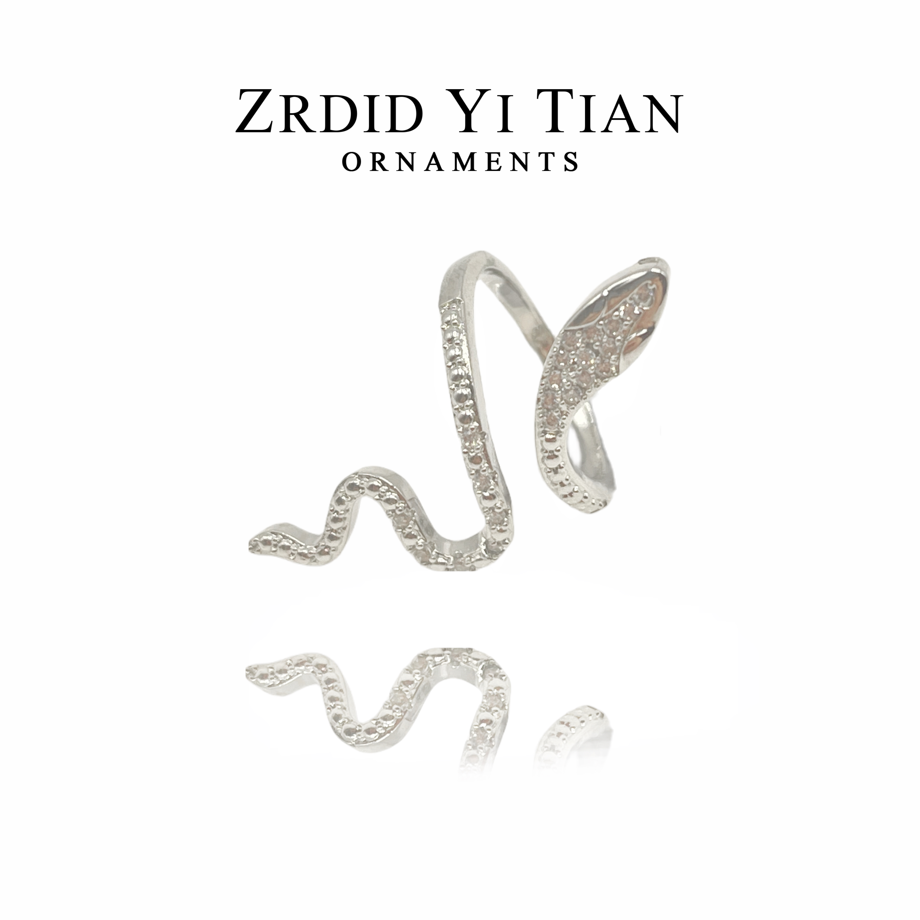 铜合金戒指 一甜    E71    银色时尚简约轻奢戒指