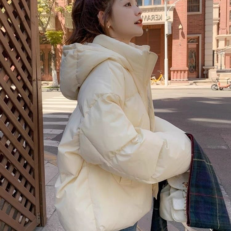 羽绒服2023新款正品爆款羽绒女士女款慵懒风ins短款学生韩