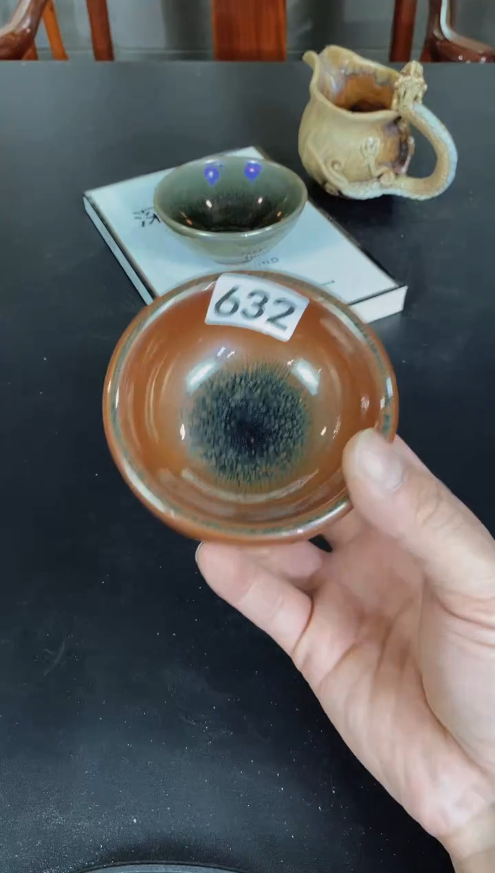 【闪购商品】玻璃茶盏建盏柴烧632