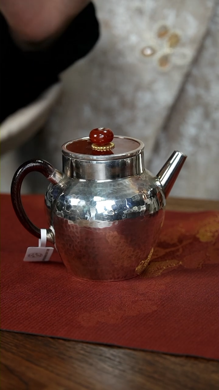 【闪购商品】足银宫灯泡茶壶