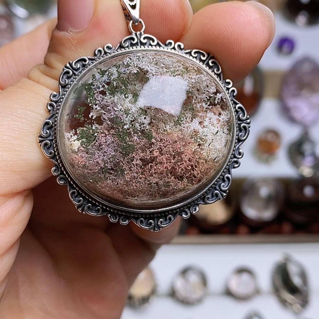 【闪购商品】水晶颈饰银S925镶嵌优*