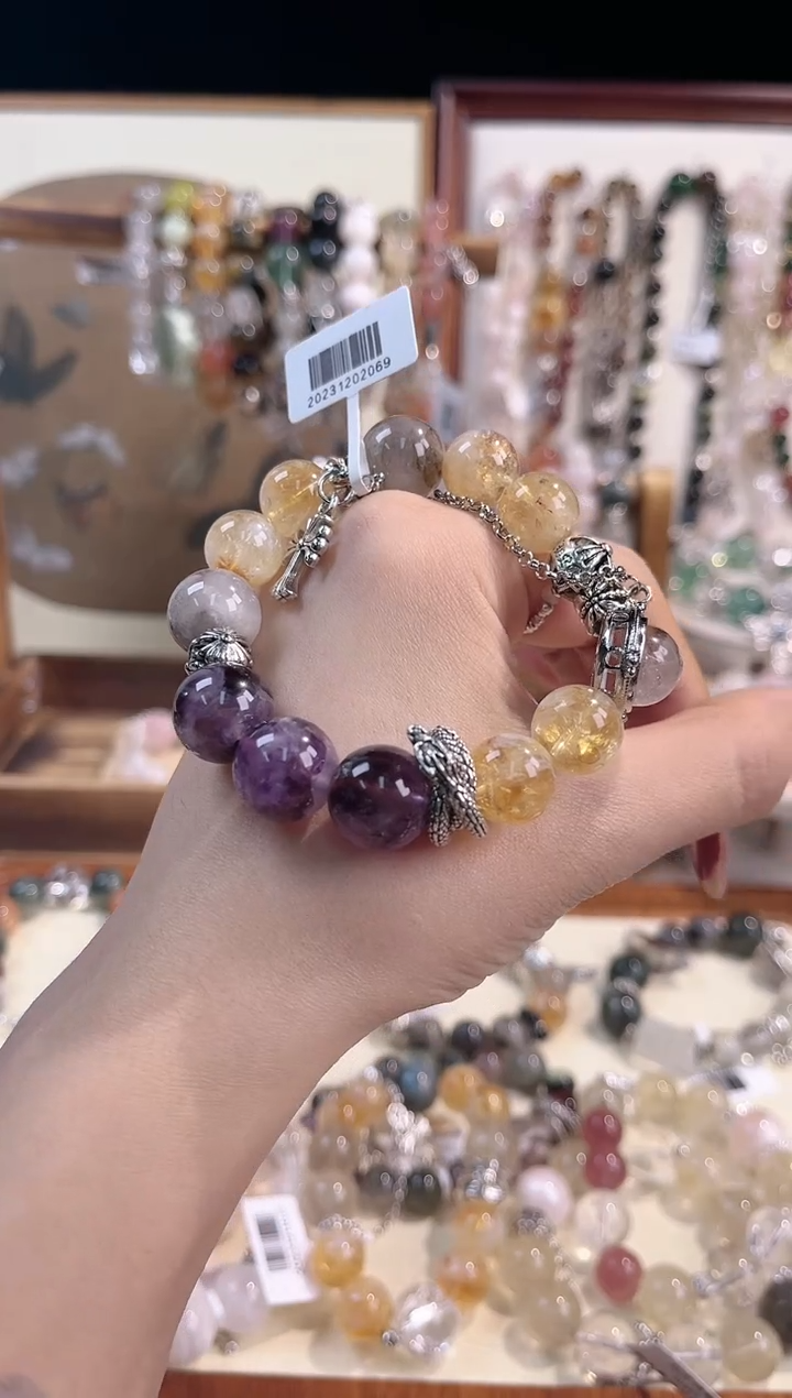【闪购商品】黄晶手链未镶嵌T069