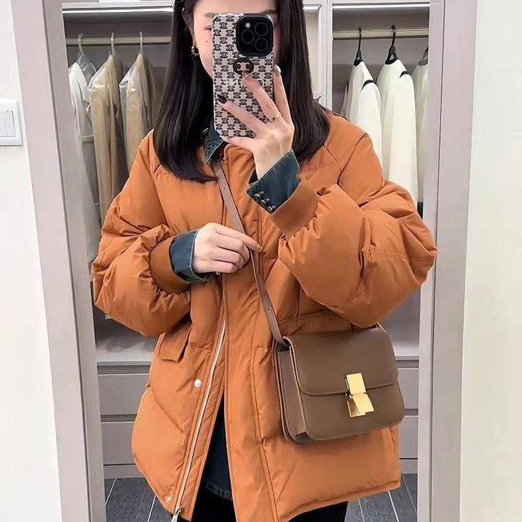 羽绒衣棉衣新款韩版小个子宽松棒球冬季外套加厚时尚百搭羽绒服
