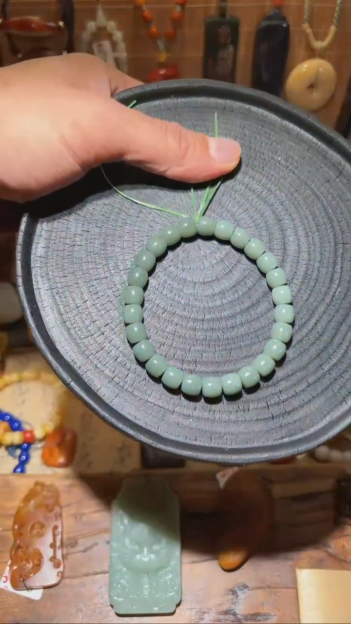 【闪购商品】定制和田玉未镶嵌手串  多样性发其一