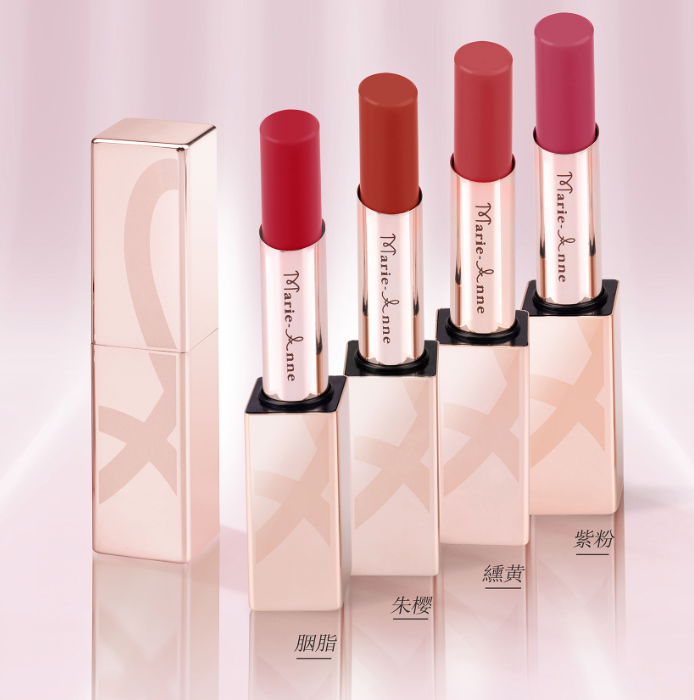 玛丽艳纯色丰润唇膏有色卡哦