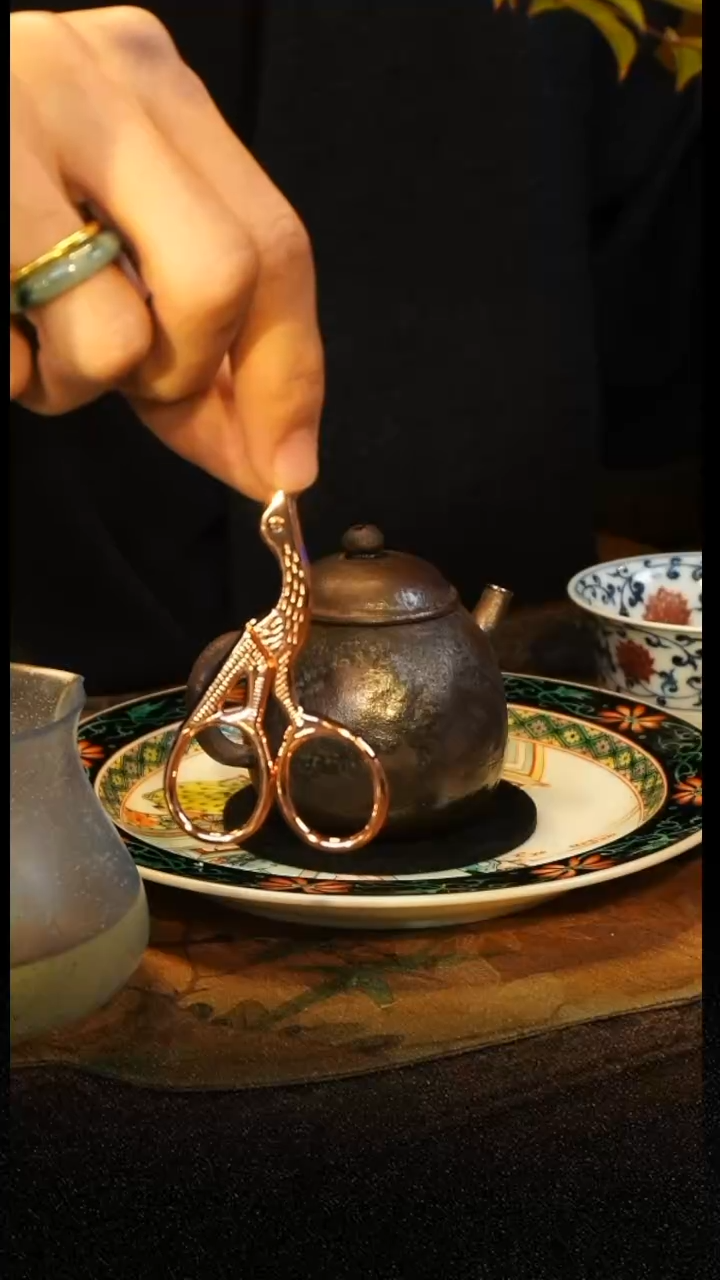 【闪购商品】304*剪刀--玫瑰仙鹤