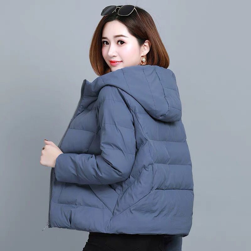 2023羽绒服棉袄女装时尚宽松短款韩版连帽显瘦百搭冬棉衣外套女款