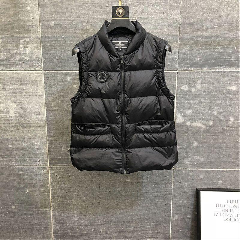 新款男士秋冬季休闲羽绒服马甲修身时尚坎肩羽绒衣背棉服款款