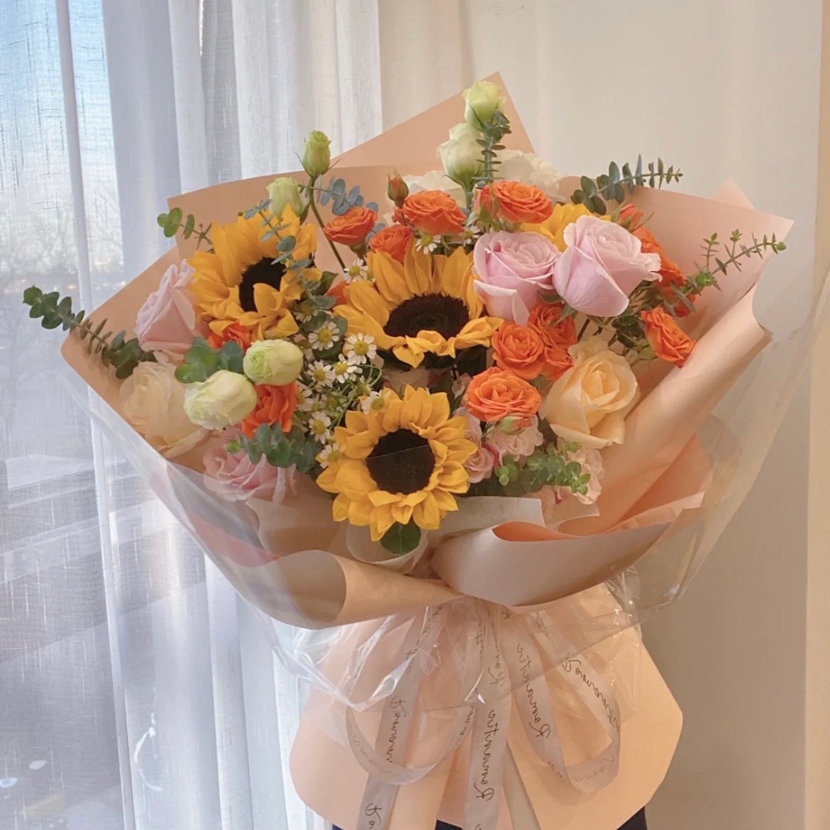 2小时送达同城专送全国配送真花鲜花向日葵花束生日鲜花朋友送花