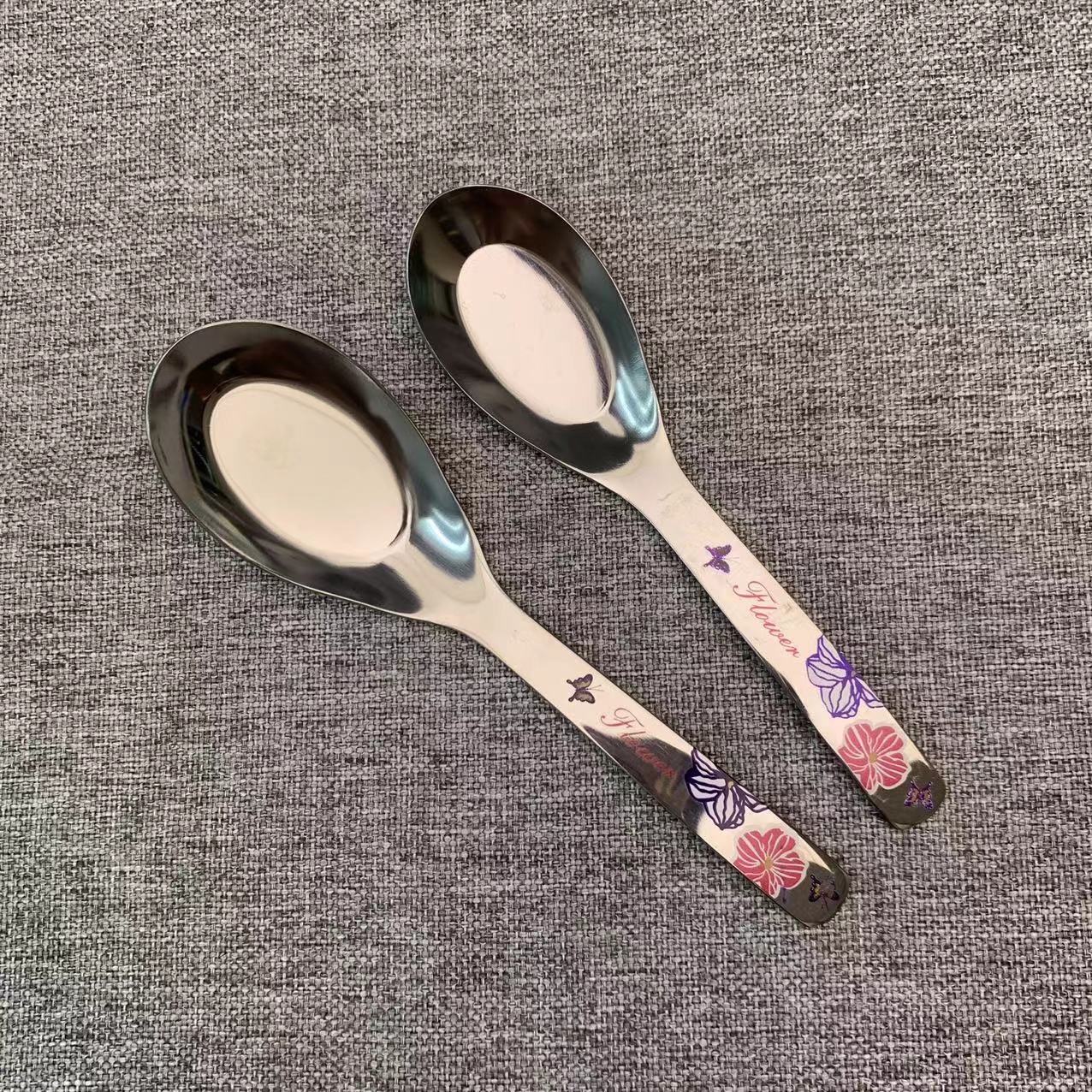 G694亗花蝶平底勺大小2支丨弗罗kio 袜子厂家提供福利