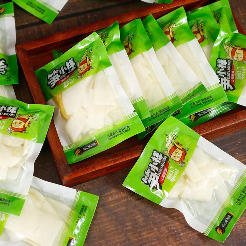 泡椒竹笋片开袋即食山椒脆笋尖笋条美味休闲零食小包爽脆脆嫩
