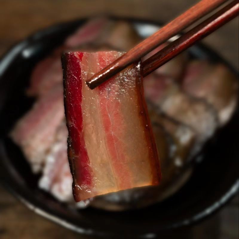 湖南腊肉批发湖南正宗腊肉烟熏农家咸肉风干后腿腊肉餐饮供货香味