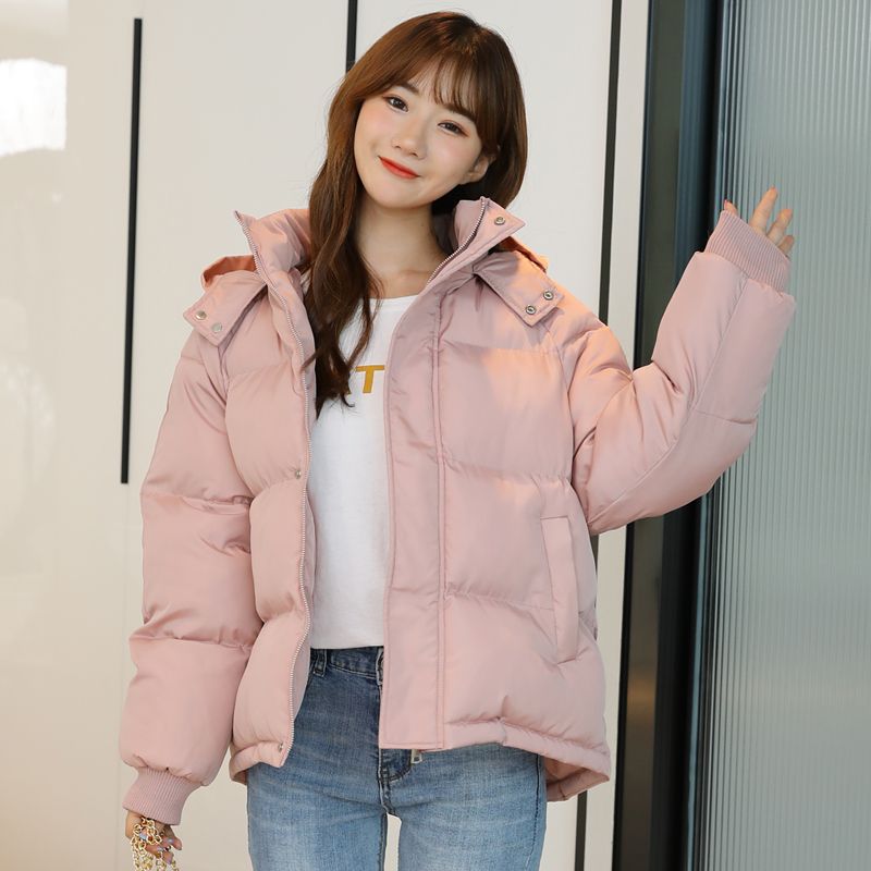 新款棉服女2023年加厚棉服韩版宽松羽绒服小棉袄学生面包服冬装A