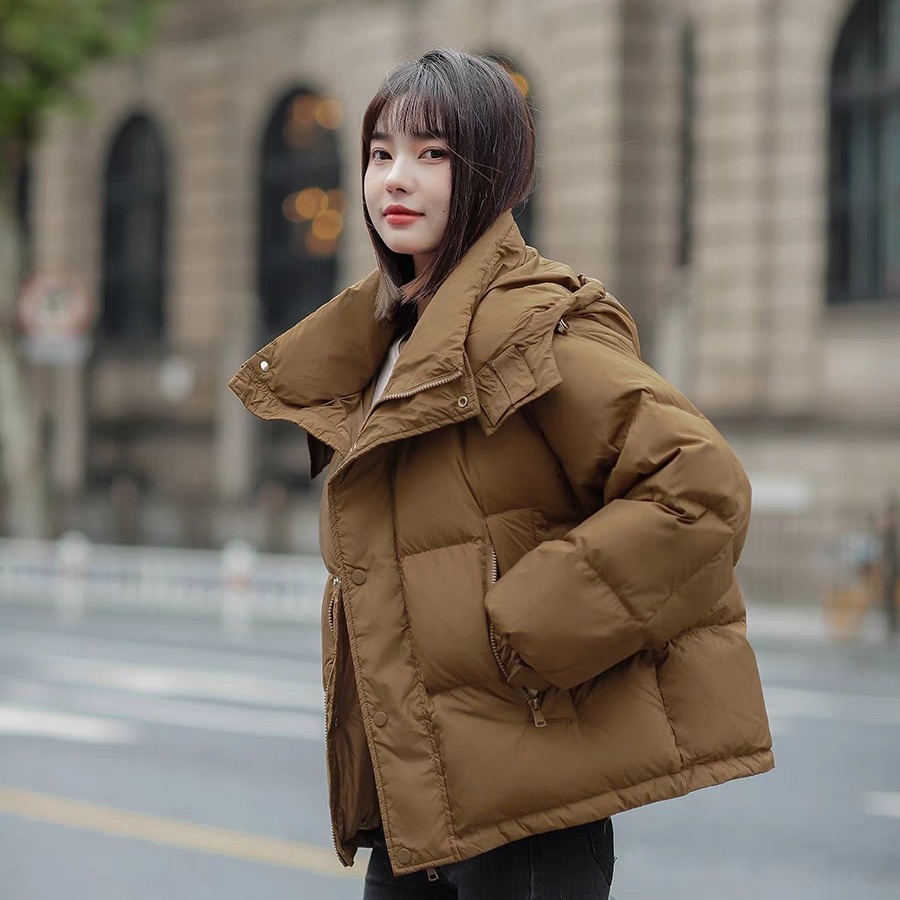 羽绒服2024新款保暖外套女高端短款冬季小个子时尚洋气女装显瘦加