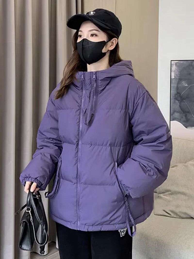 羽绒服2024新款保暖外套女冬季轻薄年爆款欧货白鸭绒高级感短款小