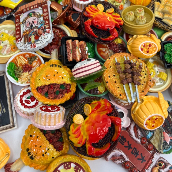 【乐多多直播装】高货食玩冰箱贴混装树脂过家家仿真食玩解压