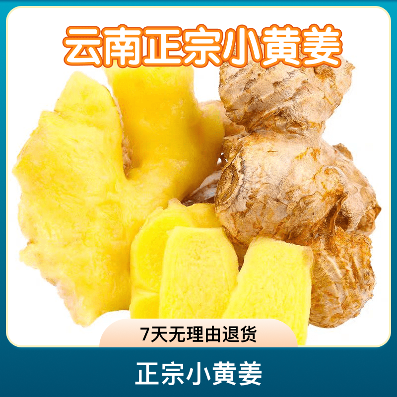云南正宗山地常温配料浓郁小黄姜辣味鲜香生姜现挖5/9斤包邮