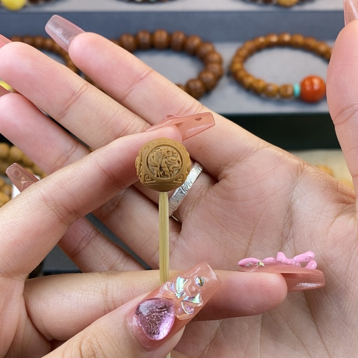 【闪购商品】猴头核桃吊坠雕刻单粒10