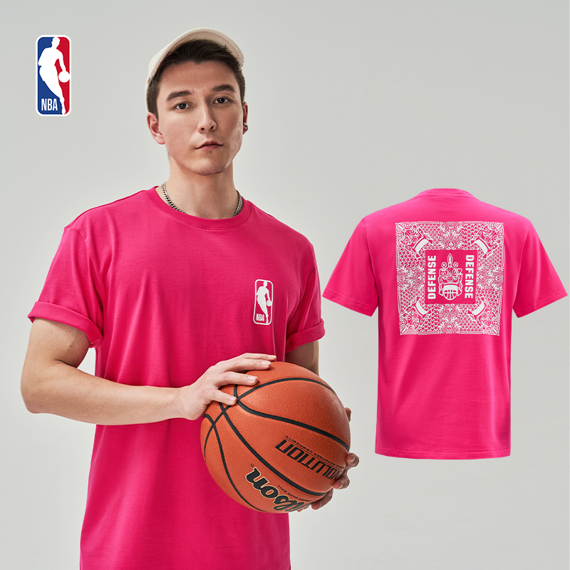 NBA固若金汤系列- 圆领T恤 联盟运动球服夏季户外休闲训练透气