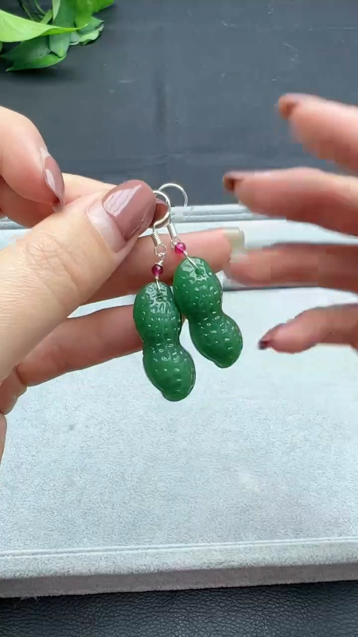 【闪购商品】和田玉耳饰未镶嵌008