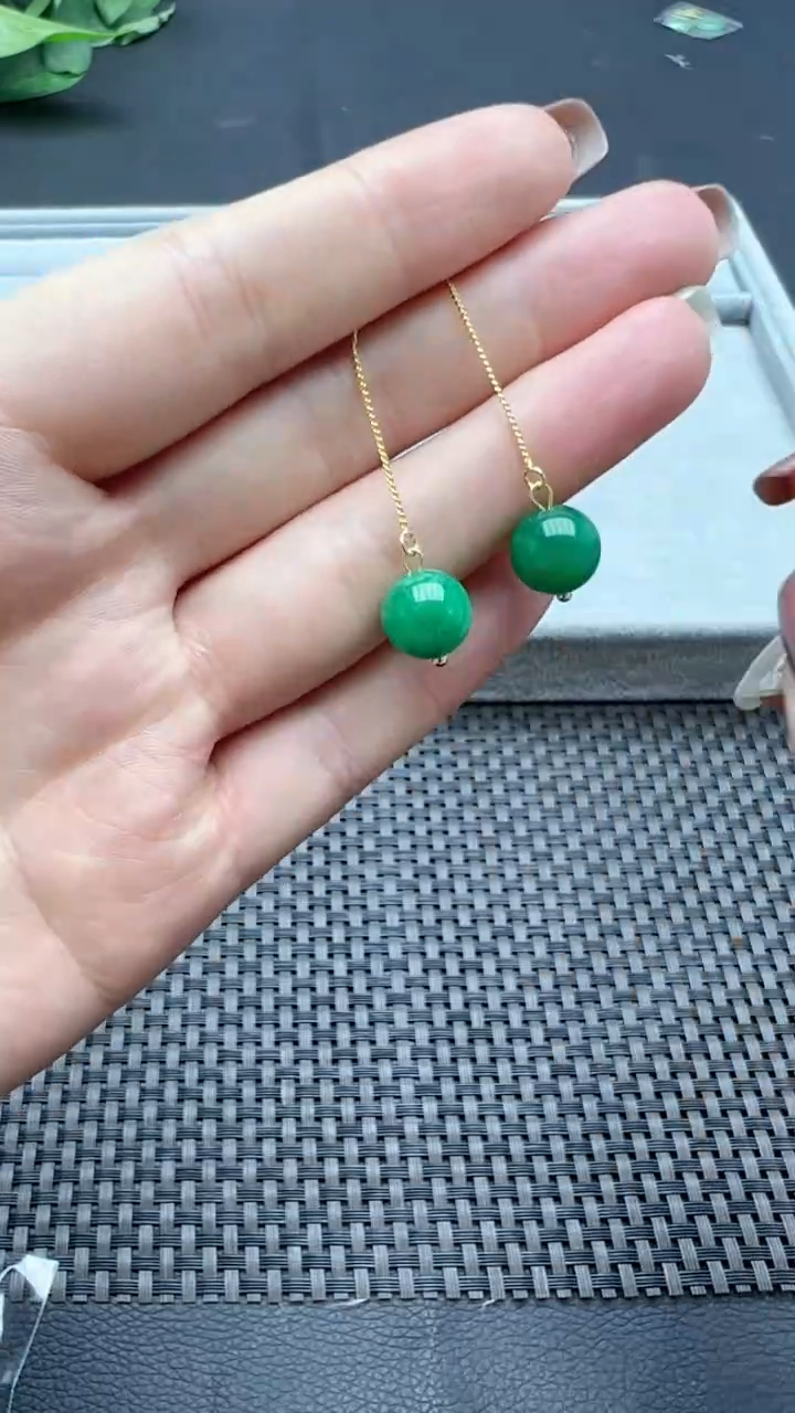 【闪购商品】翡翠耳饰未镶嵌015