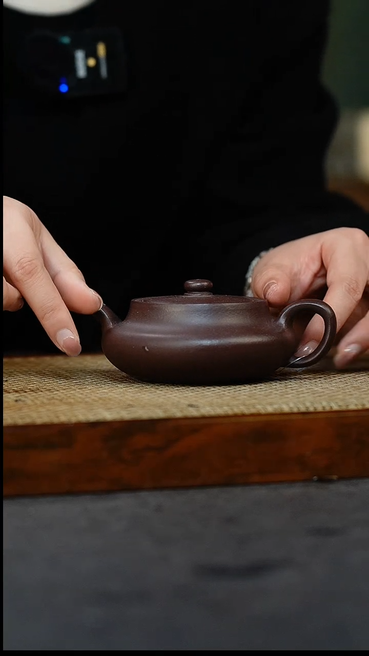 【闪购商品】紫砂茶壶桑盘 天青 160 雅玉