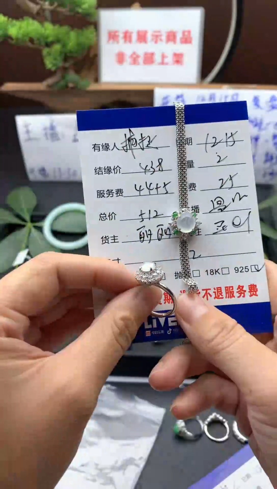 【闪购商品】翡翠颈饰未镶嵌挂件