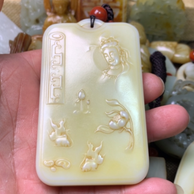 【闪购商品】和田玉挂件未镶嵌精**生