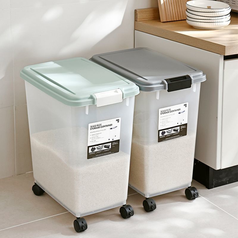 装米桶30斤50斤家用防潮防虫密封储米箱米缸面粉米面收纳盒储存罐