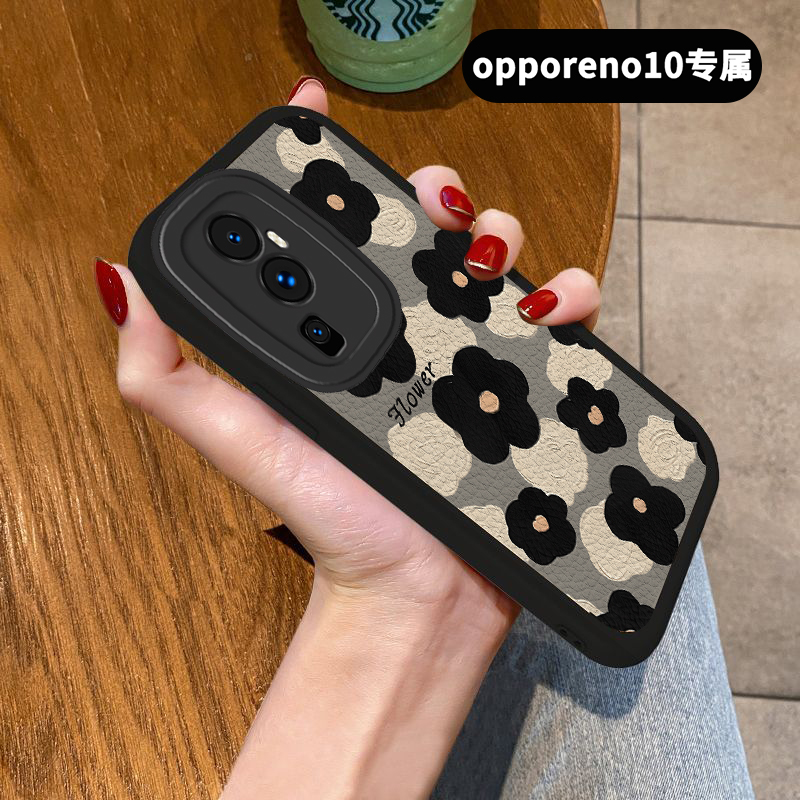 opporeno10硅胶壳高档潮创意手机壳新款个性高级感全包防摔保护套