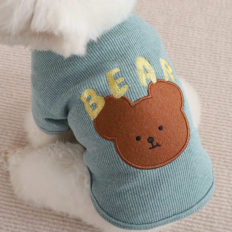 狗狗秋冬衣服薄款四季猫咪雪纳瑞泰迪小熊休闲幼小多尺寸博美外出