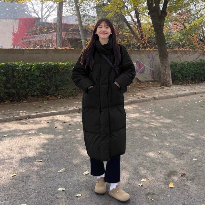 冬季羽绒服女冬季外套羽绒服羽绒服2023长款面包服加厚美式