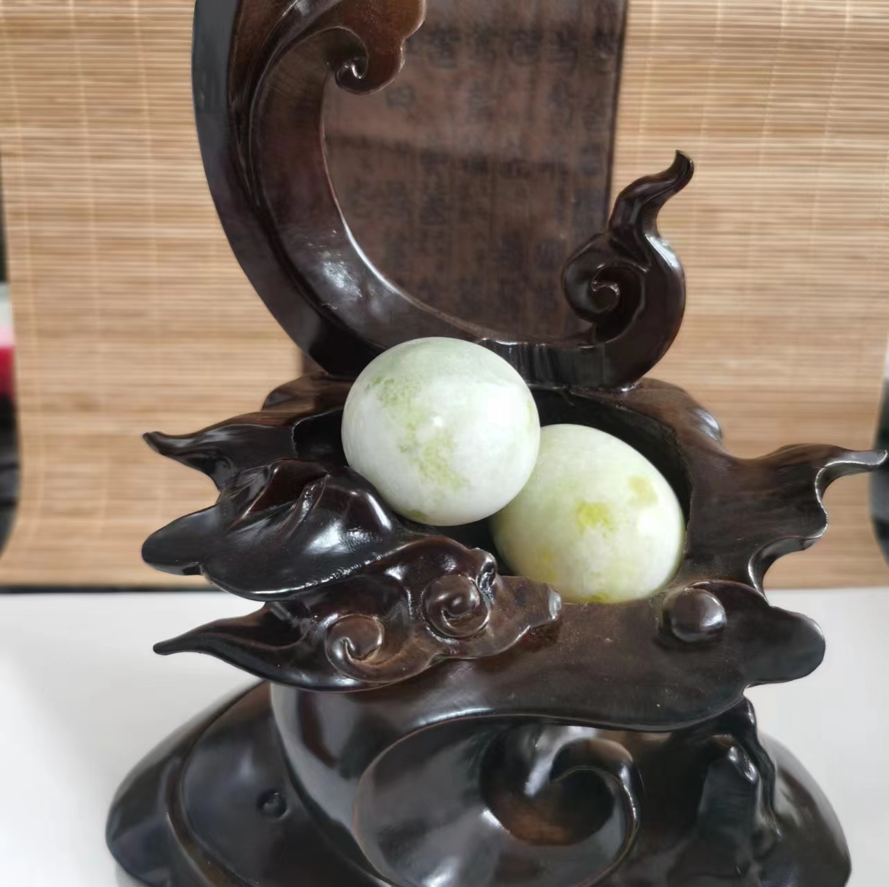 二哥宠粉福利品天然岫玉手把鸡蛋