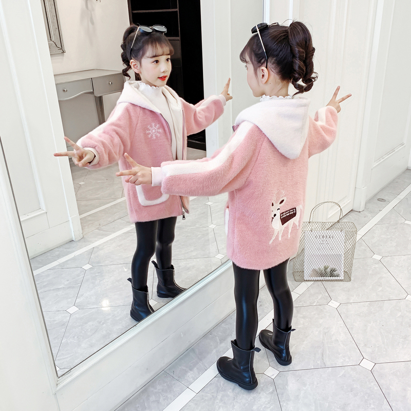 2023冬季新款女童外套韩版儿童洋气冬装外套W9502WT03089