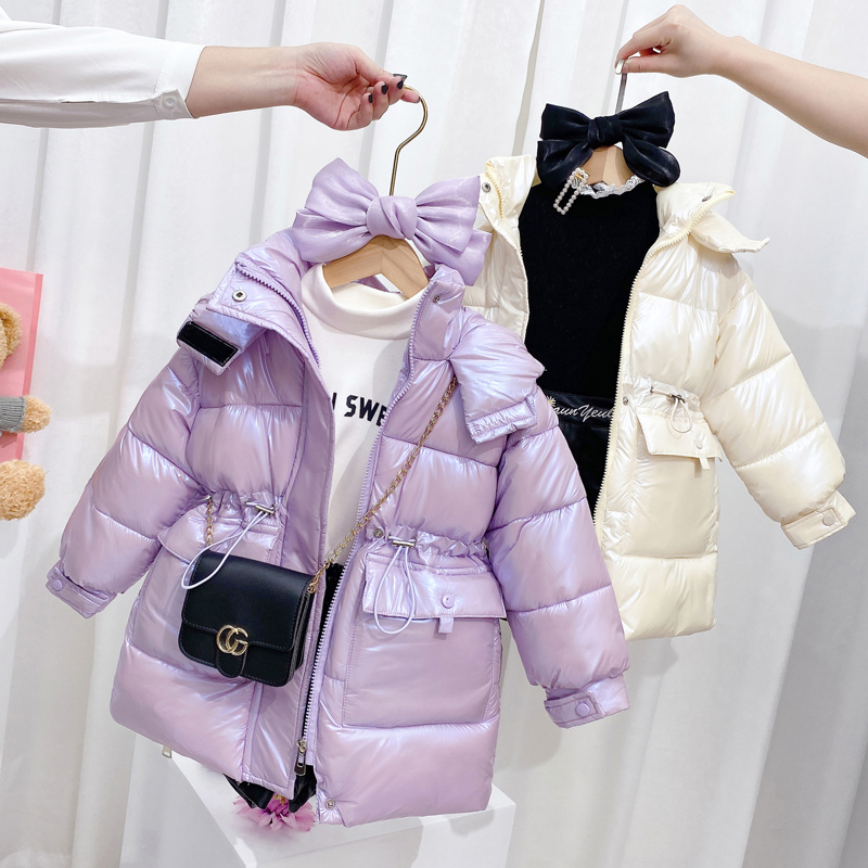 【铭佳童话】女童2023冬新款时尚百搭加厚保暖棉服外套W0505MF578