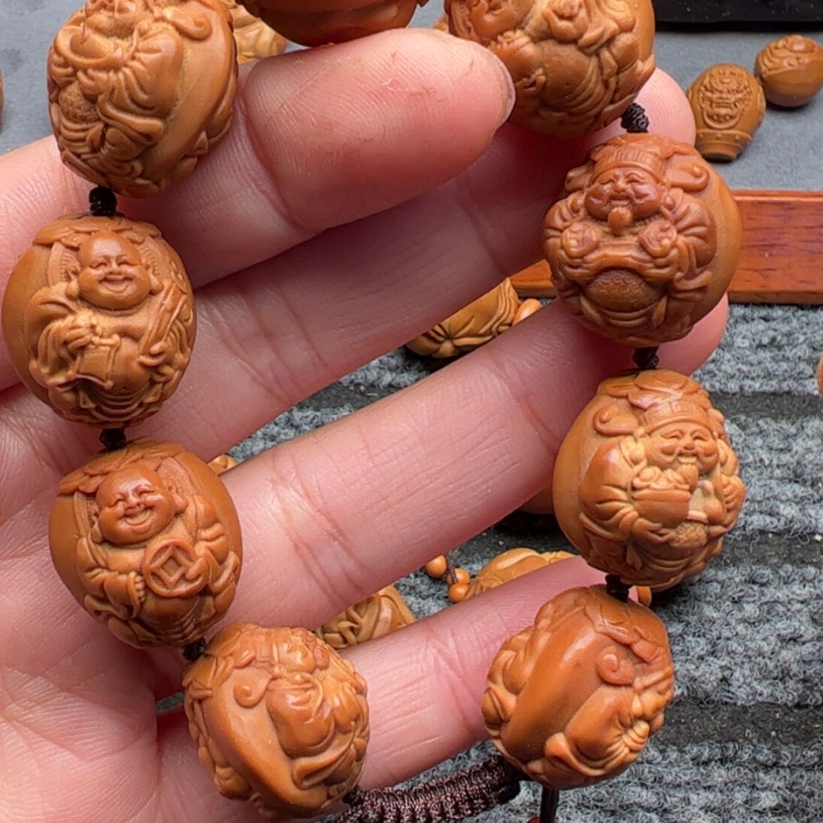 【闪购商品】橄榄核吊坠财迷59.99