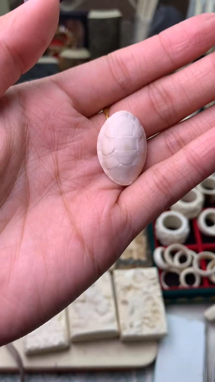 【闪购商品】猛犸牙泥塑特定天地孔不退不换