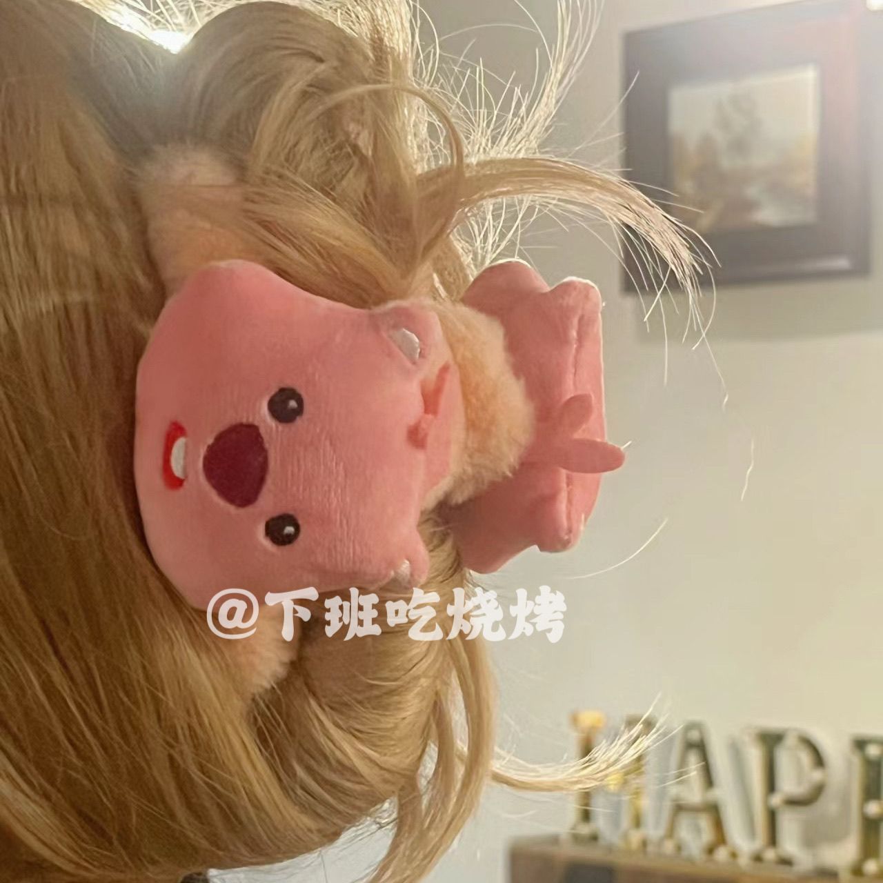 loopy小海狸抓夹可爱卡通少女心头发ins风高颜值超仙抓夹