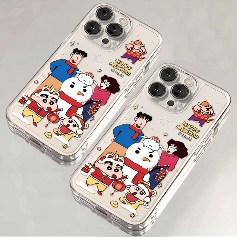雪人小新苹果15手机壳iPhone14promax新7/8plus软壳13/12/11/xr/6
