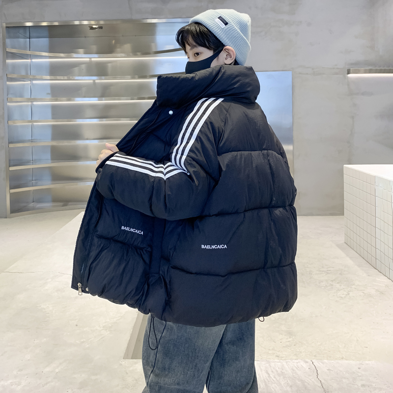 巴拉巴拉童年儿童装男童冬装羽绒棉服2023新款中大童加厚棉衣外套