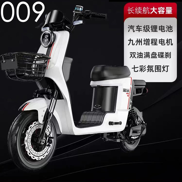 深远009三代运动版电动车联动刹车新国标轻便外卖送餐日常通勤