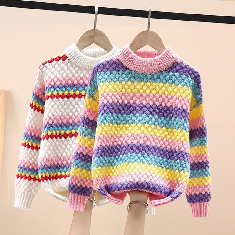 品巴拉巴拉女童毛衣秋冬新款2023洋气女大童8-12岁中大童加厚保暖